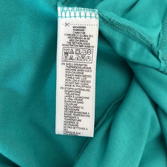 Forever 21 color is Aqua, dress size L - Picture 6 of 6